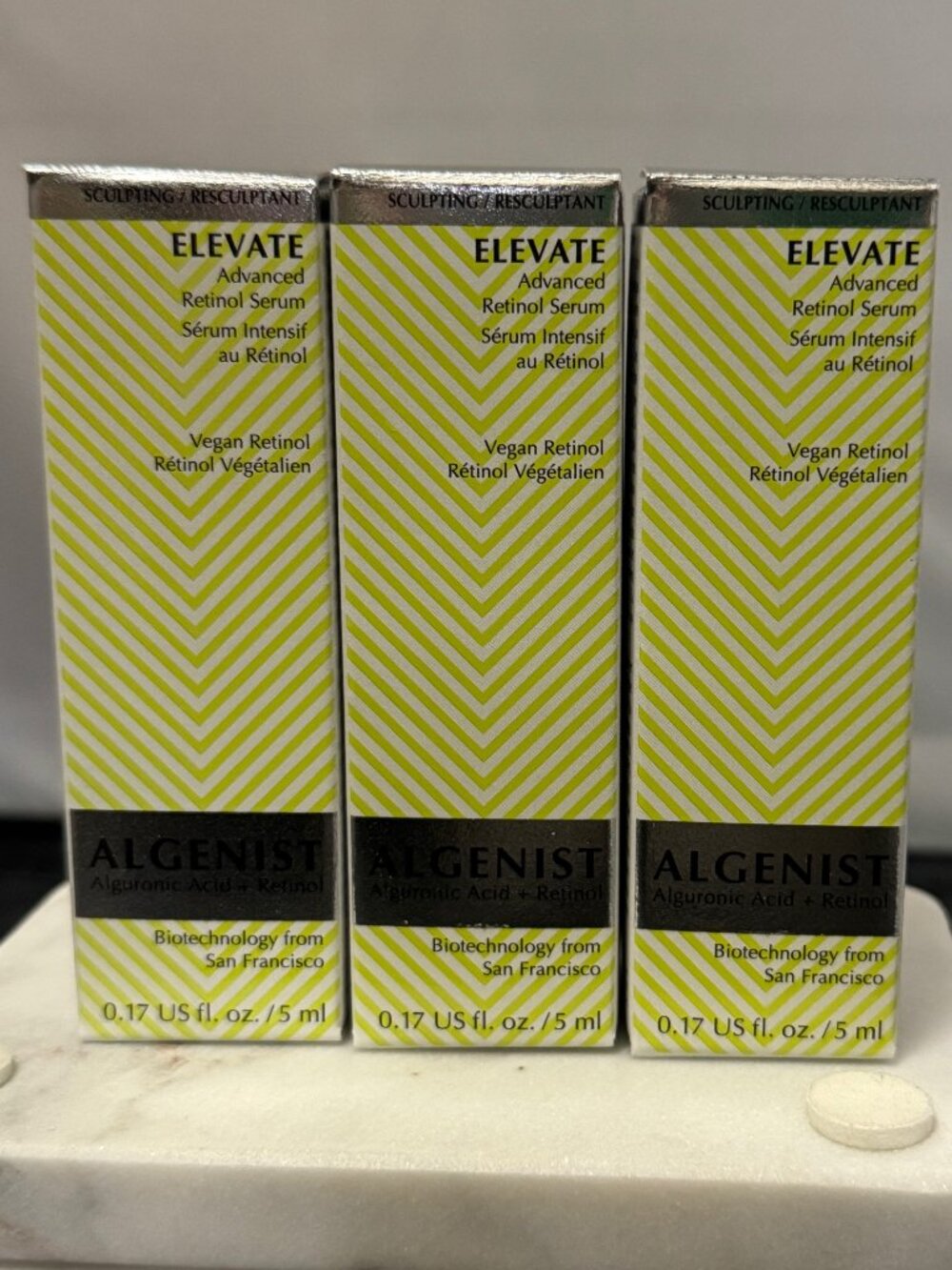 Algenist - Elevate Advanced Retinol Serum (Vegan (set of 3)  .17 each